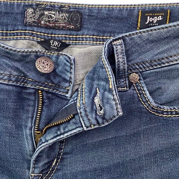 Silver Jeans Dark Blue Ankle Jeans - Picture 12 of 15